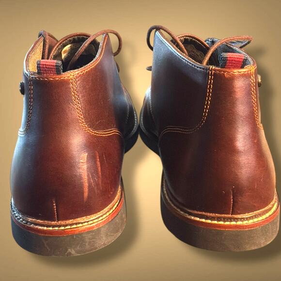 Men\'s Size 11.5 TIMBERLAND EK Brook Park Dark Brown Smooth Leather Chukka Boots main image 7